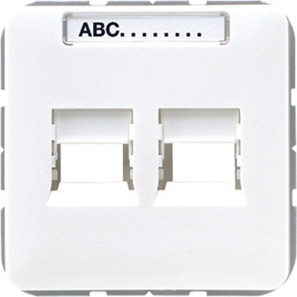 Aparamenta con placa insertable Jung CD500 - CD569-2WEWW