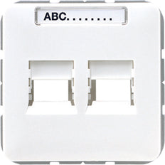 Aparamenta con placa insertable Jung CD500 - CD569-2WEWW