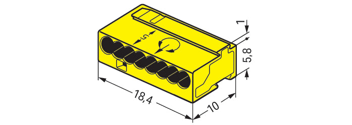 Pinza Para Microsoldadura Wago - 243-508 [50 Piezas]