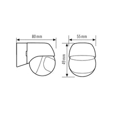 ESYLUX Basic Motion Switch (Complete) - EM10055096