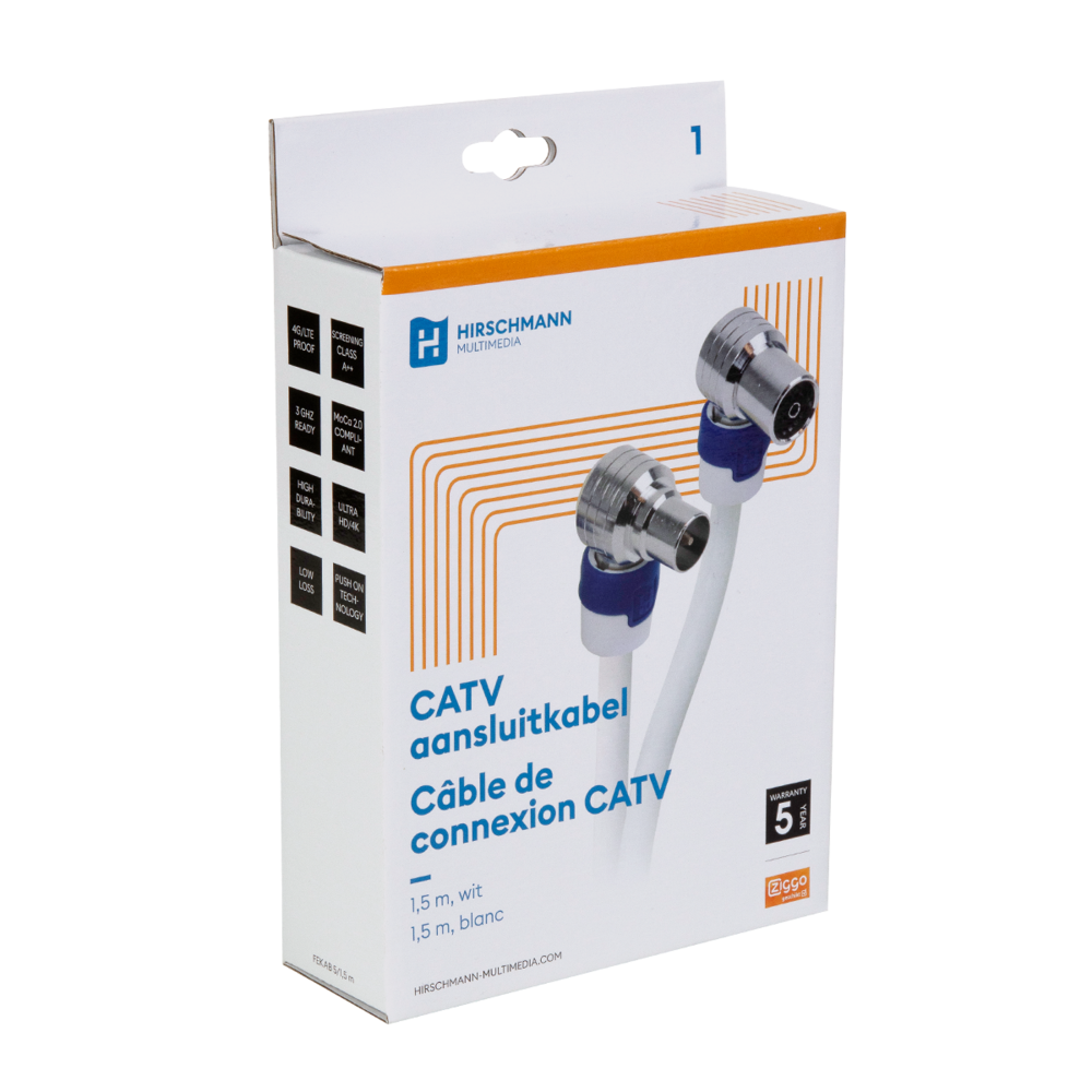 Hirschmann Multimedia Patch Cable Coax - 695020509