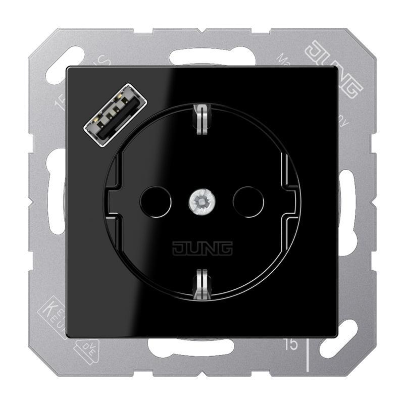 Caja De Enchufes De Pared Jung (interruptor WCD) - A1520-18ASW
