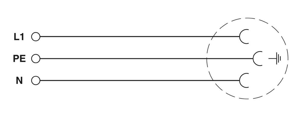 Phoenix Contact Toma De Pared Modular - 0804024