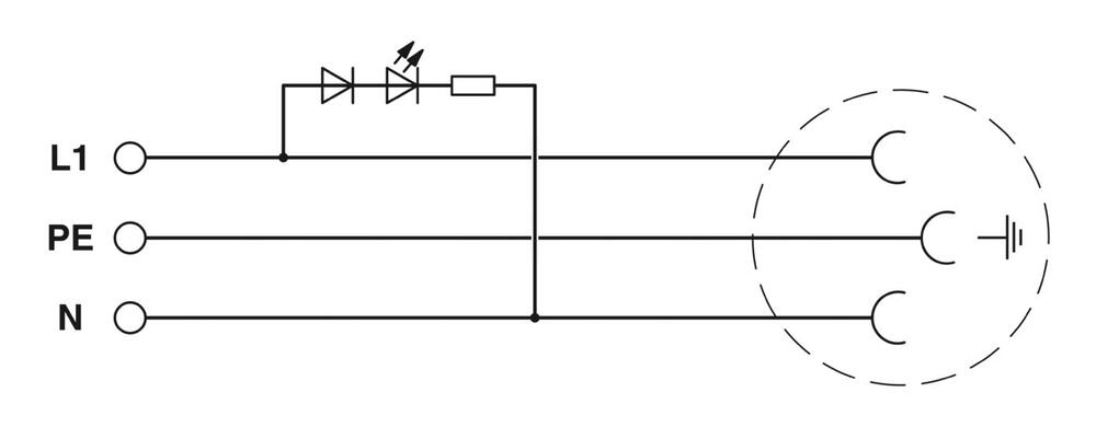 Phoenix Contact Toma De Pared Modular - 0804040