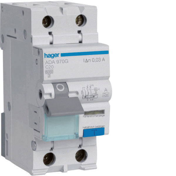 Hager HACO Earth Leakage Circuit Breaker - ADA970G