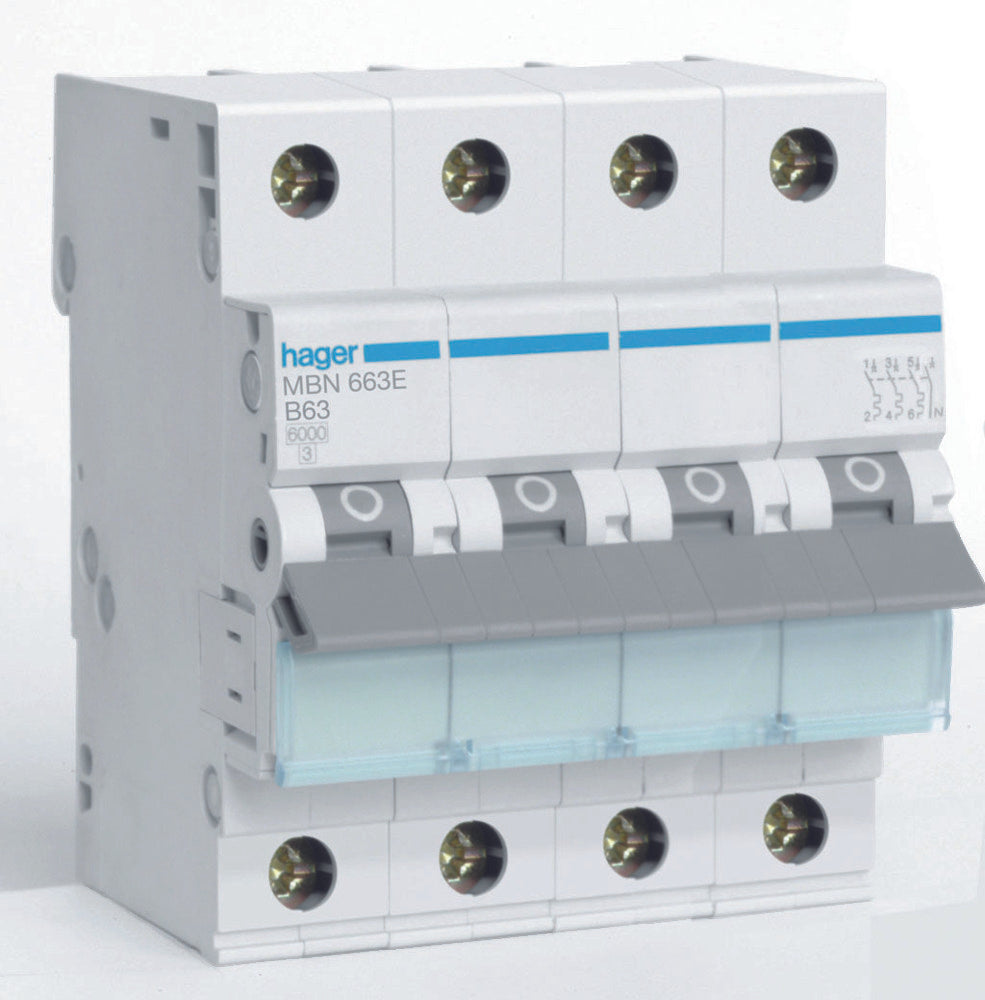 Interruptor Automático Hager MBN - MBN663E