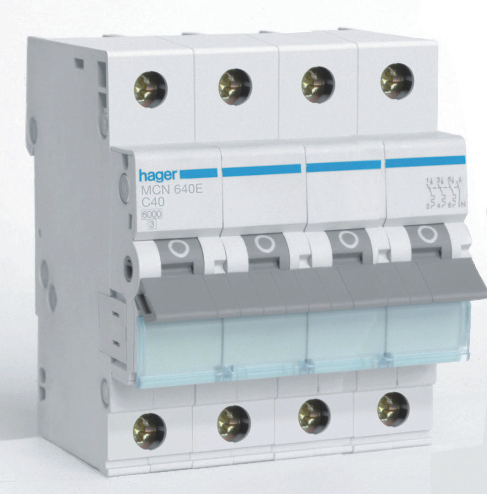Hager MCN Circuit Breaker - MCN640E
