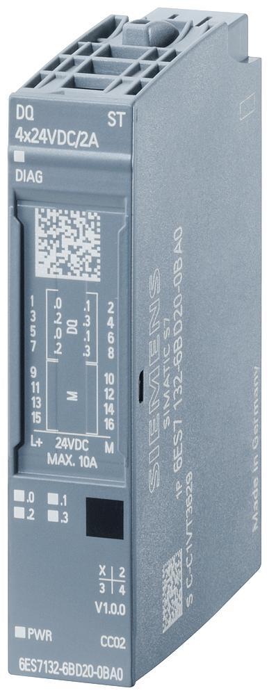 Siemens SIMATIC Fieldbus dec pseries digi in/out mod - 6ES71326BD200BA0