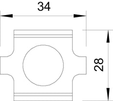OBO GR-Magic Sistema de Soporte de Cable Conector - 6016634 [20 Piezas]