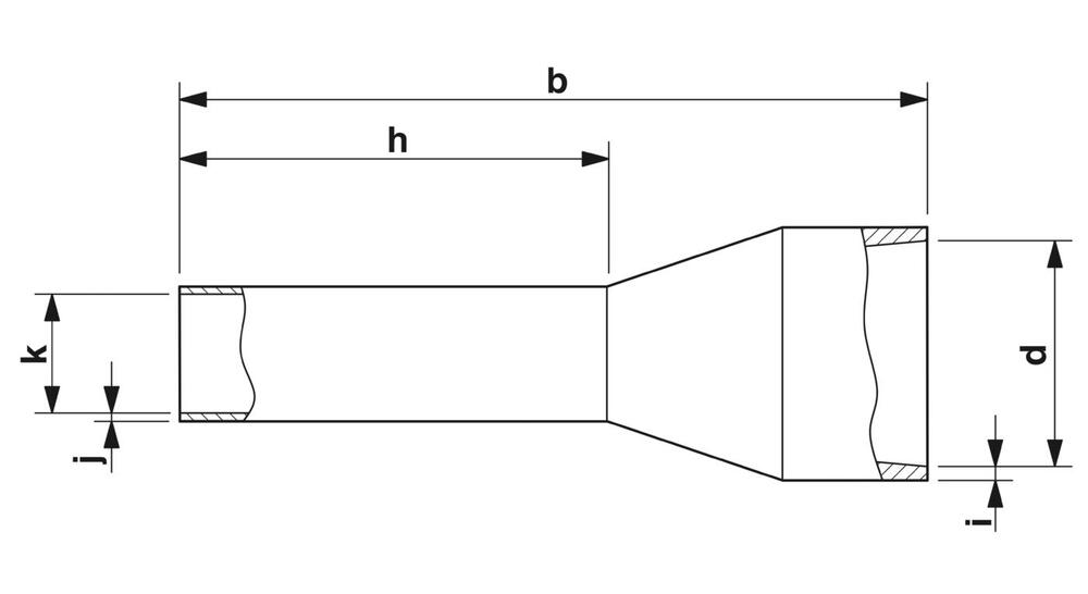 Phoenix Contact Manguito Terminal De Cable - 3202533 [100 Piezas]