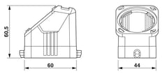 Phoenix Contact HC Housing Industrial Connector - 1407619 [2 Pieces]