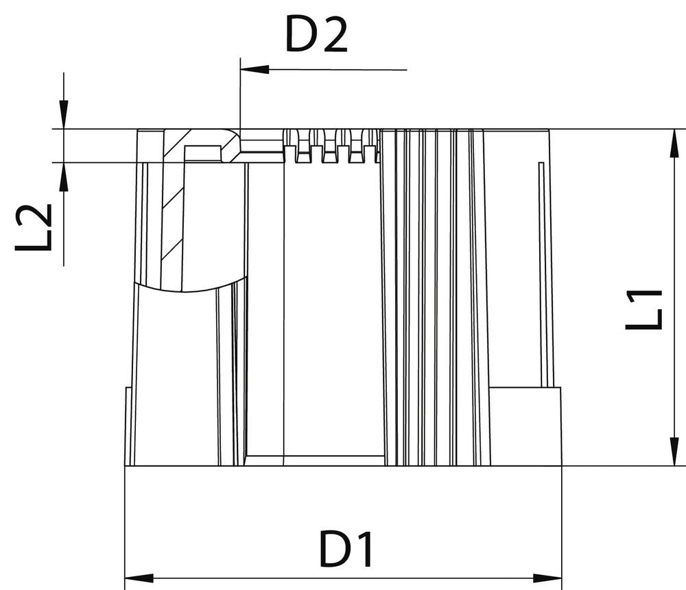 OBO Tubo de instalación de tul - 2047839 [50 Piezas]