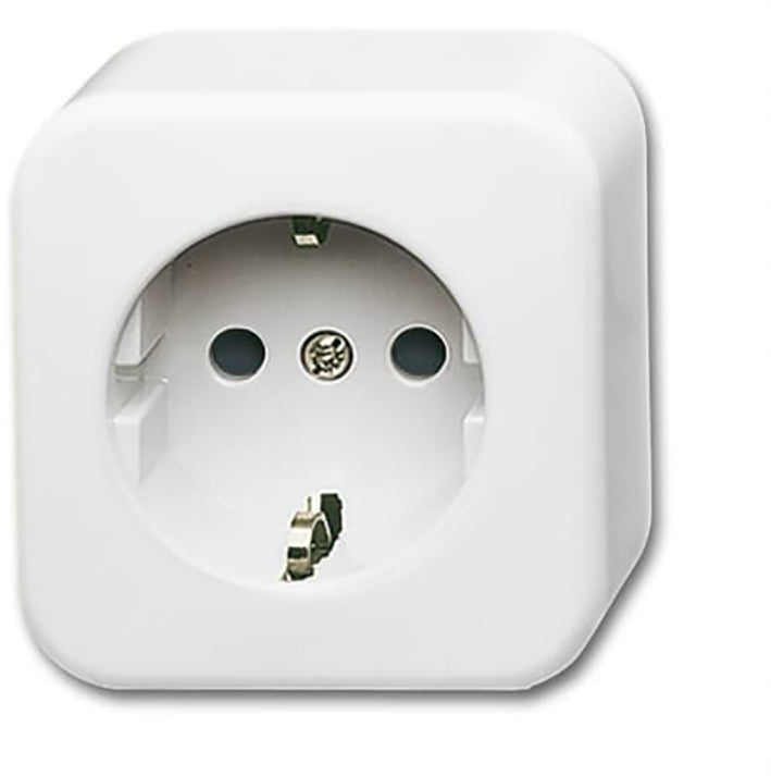 ABB Busch-Jaeger Surface-Mounted Standard Wall Outlet (WCD Switchgear) - 2CKA002041A0173