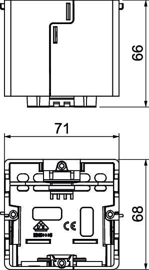 Rehau by OBO SIGNA Mounting Box Wall channel - 6133577