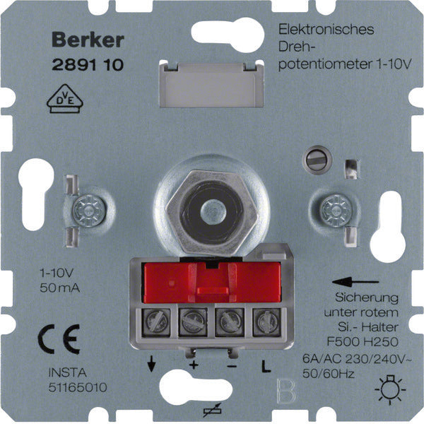 Hager Berker Potentiometer For Light Control System - 289110