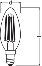 Lámpara LED Osram Parathom - 4058075591219
