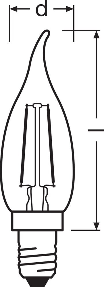 Osram Vintage 1906 LED bulb - 4058075293229