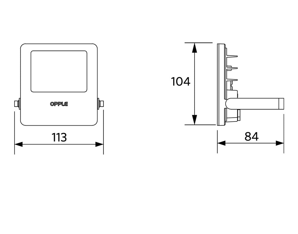 Opple LED Floodlight Downlight/Spotlight/Floodlight - 543006000600
