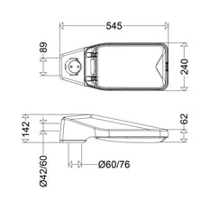 Aparato De Alumbrado Público Schuch - 42002 0001