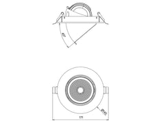 Opple LED Spot Downlight/Spotlight/Floodlight - 541003067800