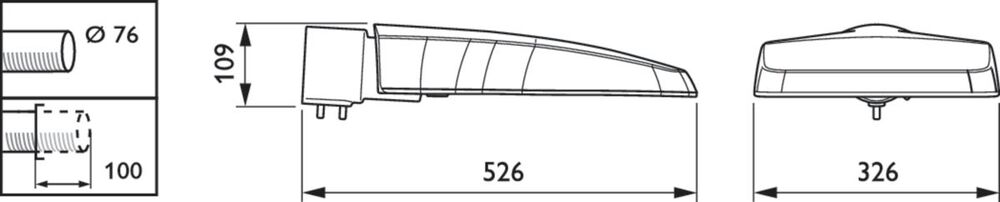 Philips ClearWay Street Lighting Fixture - 98800800