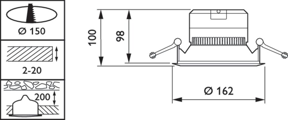 Philips Coreline Downlight/spotlight/floodlight - 32597200