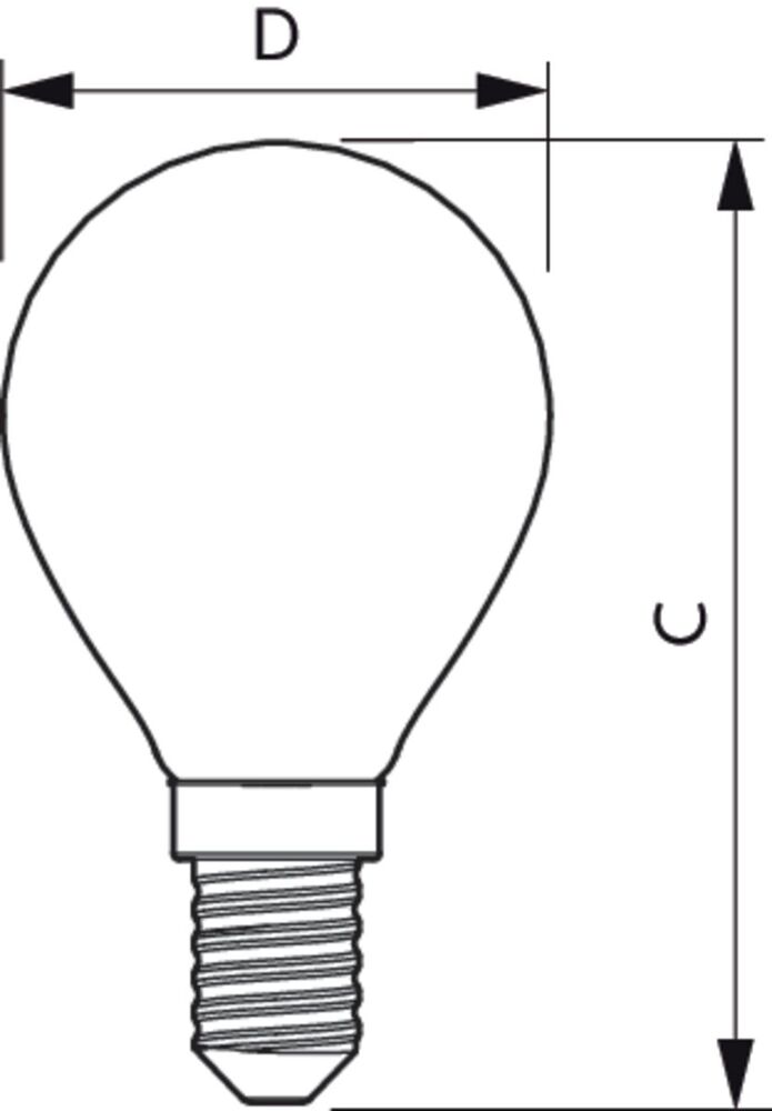 Philips Classic filament LED-lamp - 80971600