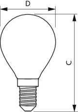 Philips Classic filament LED-lamp - 80971600