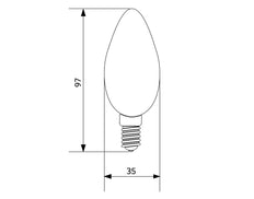 Lámpara LED de filamento Opple - 500011000100