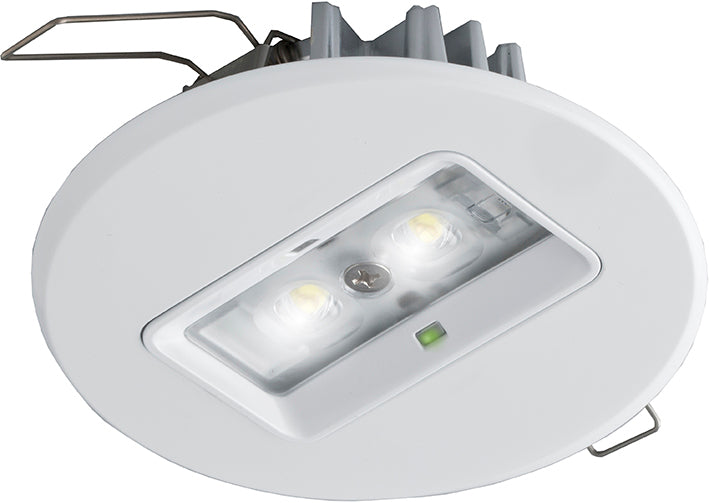 2W Autónomo LED De Emergencia Empotrado Downlight DALI - 7TCA091180R0302