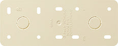 Gira Mounting Plate 3-fold Surface Mounted Cream White - 008313
