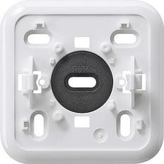 Gira Click-It Single Mounting Plate Pure White - 008111 [5 pieces]