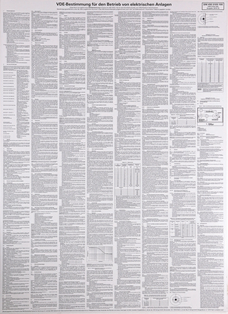 Dehn Sign For German Electrical Operation Regulations - 700051