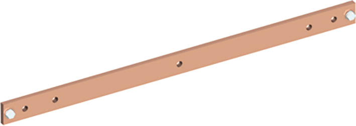 ABB Carril de cobre 40x10mm Sencillo 850A B3 Corto ZX2033 - 2CPX042227R9999