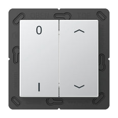 Jung EnOcean A500 Aluminium 4-Channel Radio Wall Transmitter - ENOA595P01AL