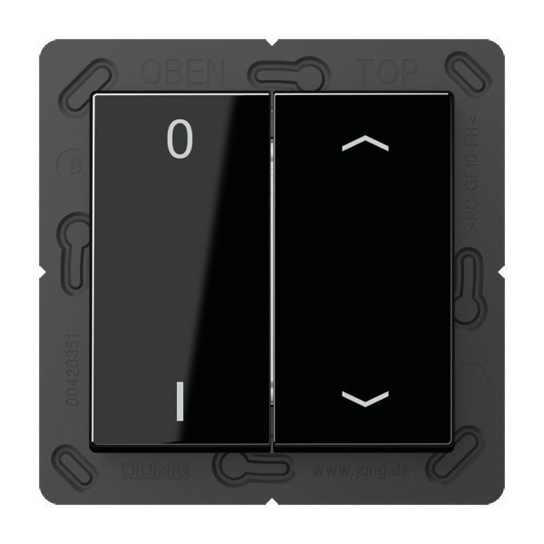 Jung EnOcean A500 Radio Wall Transmitter With Symbols - ENOA595P01SW