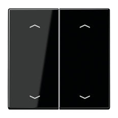 Jung EnO LS990 Black 4 Channel Radio Wall Transmitter With Symbols - ENOLS995MPSW