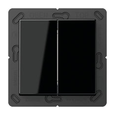 Jung EnO Wireless Wall Transmitter A500 Black 4-Channel - ENOA595SW