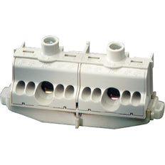 Hensel DIN Rail Clamp Tornillos - Terminal de Conexión Gris - FC L 10