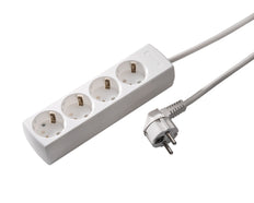 Martin Kaiser 4-Way Socket 45 Degree Earth Contact Cable 1.5m - 1048ZL/15W/KWS