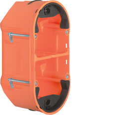 Hager Berker 2-Gang In-Wall Box For TS Sensor And Crystal Ball - 1870