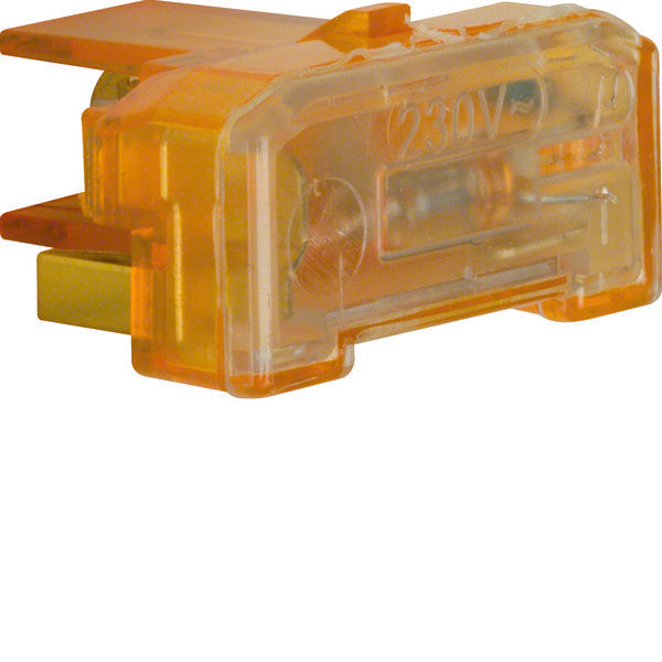 Hager Berker Neon Lamp Element With N-Terminal IP44 Orange 0.4MA - 167504
