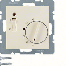 Hager Berker 24V Room Thermostat With NC Contact Switch - 20318982