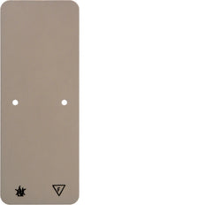 Hager Berker White Self-Extinguishing Base Plate Surface Mounted - 105940