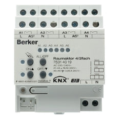Hager Berker Room Actuator 4-2 Way 16 A Make Contact KNX - 75314019