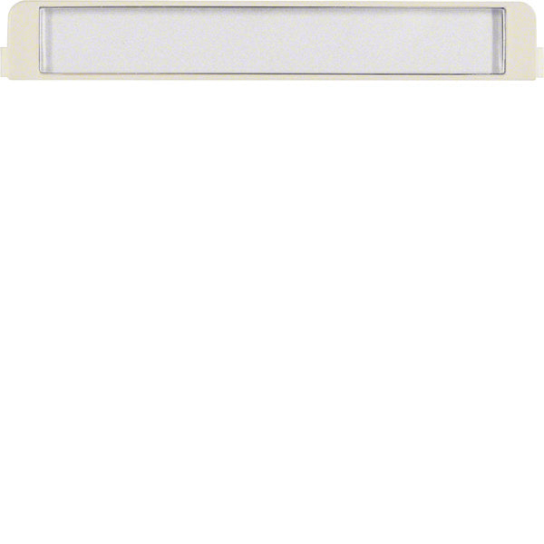 Hager Berker Campo De Texto Para Anillo Intermedio Blanco Brillante - 19050002 [2 piezas]