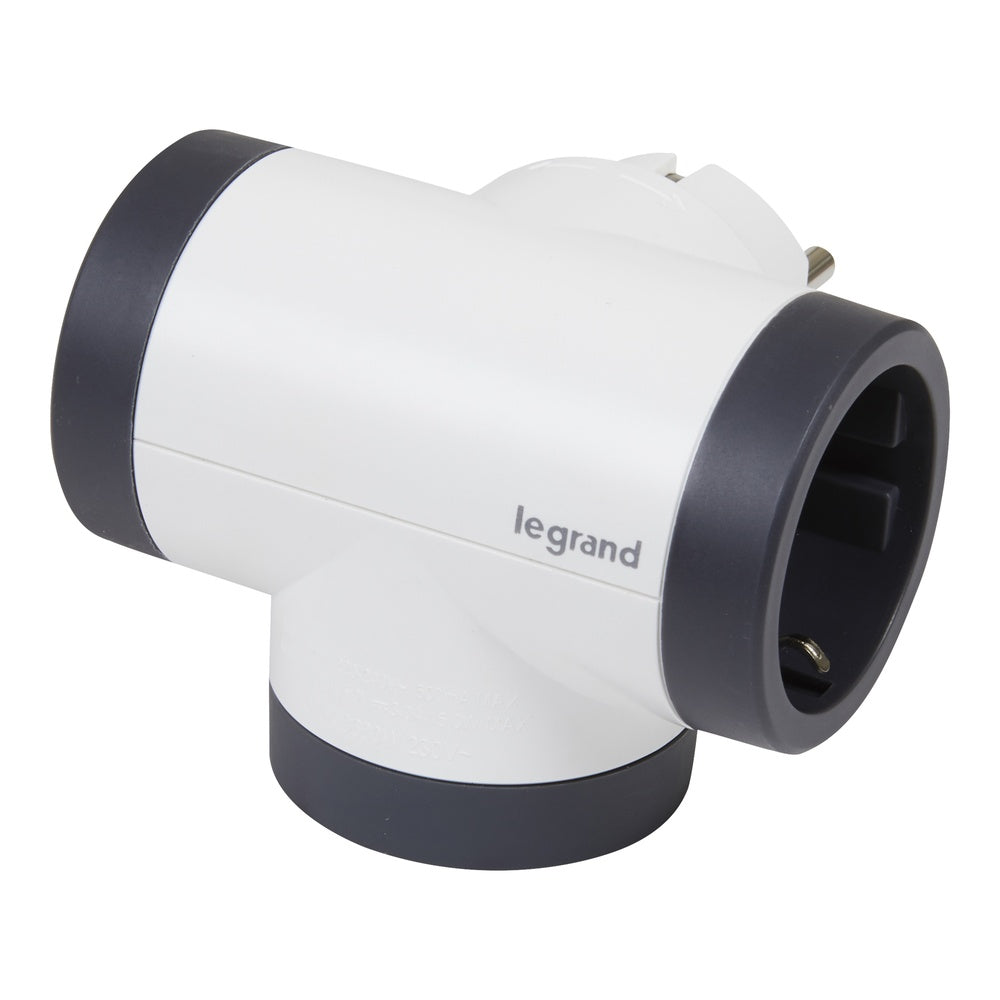 Legrand Rotating Domino Premium Contact Stop 2x2P+A White - 694522 [10 Pieces]