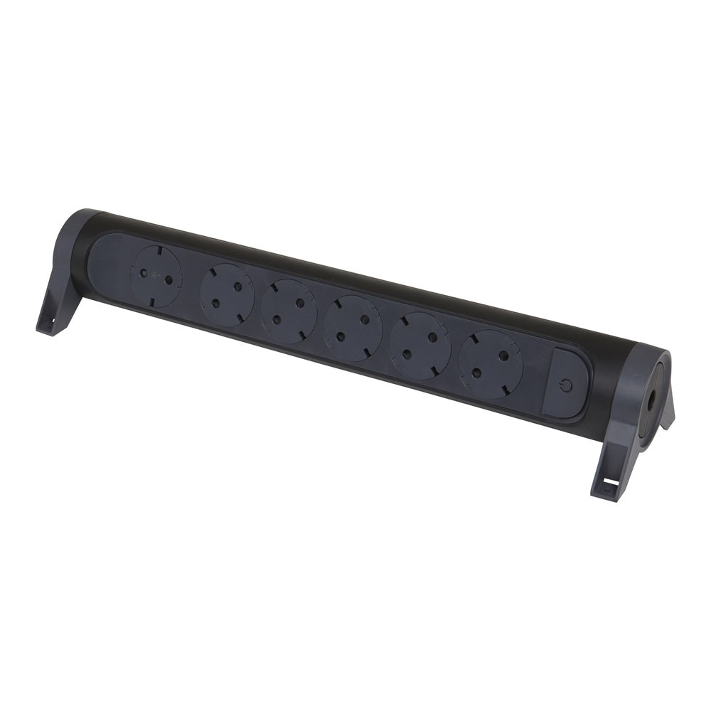 Legrand Mountable and Rotatable 6x2P+A Without Black Cord - 694548 [5 Pieces]