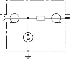 Módulo pararrayos Dehn Dehngate TV Tipo 1 - 909704