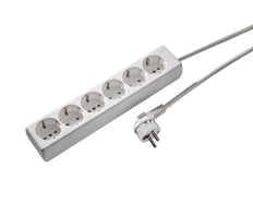 Martin Kaiser 6 Outlet Power Strip With 1.5m Cable - 1060ZL/15W/KWS